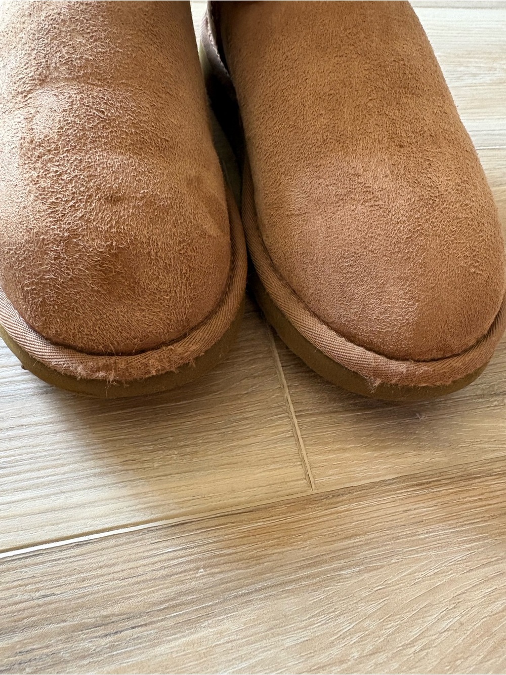 UGG Chestnut Classic Mini II Suede Water Resistant Bootie 8 - Picture 4 of 7